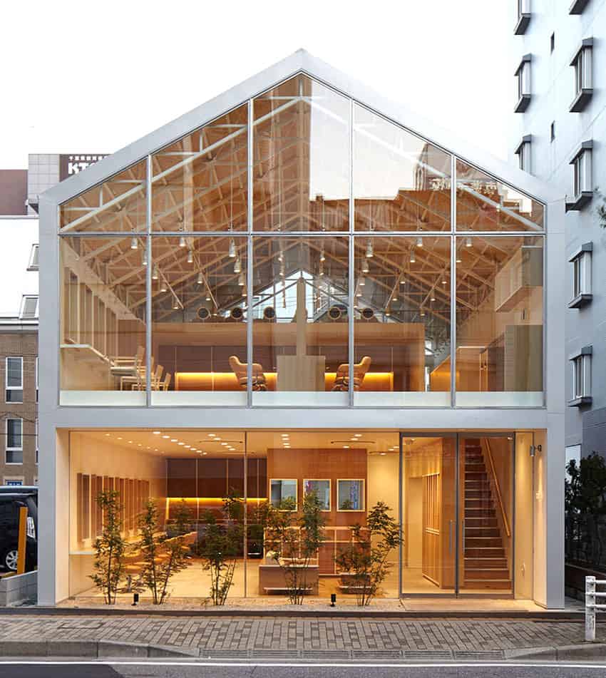 Contoh Bangunan Kantor Minimalis dari Hair Do Karya Ryo Matsui Architects 